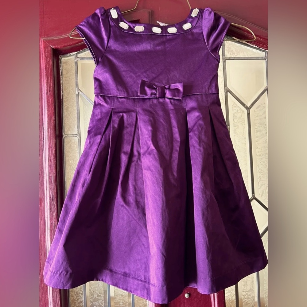 Gymboree Girls Purple Dress • Size 3 • NWT Short Sleeve
